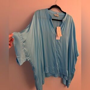 Sofia designer washable silk handmade and colored in Italy.